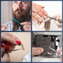 Forbici per manicure russe, rigenerazione dello strato calloso, tronchesino per unghie, trimmer, trattamento estetico per calli, rimuovi calli in acciaio inox per sopracciglia, ciglia, peli del naso, strumenti professionali per manicure, tagliacalli
