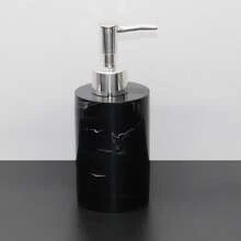 Zestaw butelek z pompką do balsamu z żywicy wysokiej jakości, zawiera dozownik mydła, żel pod prysznic, szampon, żel pod prysznic, pojemniki do napełniania z głowicami pompki do balsamu