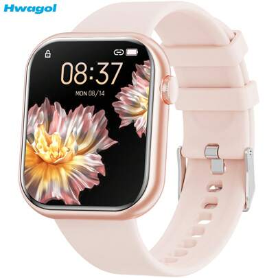 Hwagol 2025 Upgraded Smart Watch (Answer/Make Calls), 1.85 Inch Display 230mAh Battery Capacity Smart Watch, Suitable For Men And Women, Fitness Tracker, Multiple Sports Modes, Step Calorie Counter, Sleep Monitor,Heart Rate Monitor Watch Compatible With Android For Iphone