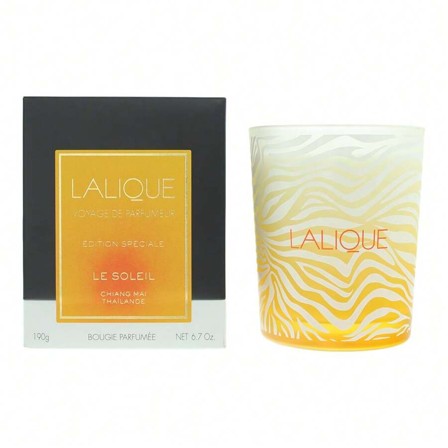 Lalique Le Soleil Chiang Mai Thailande Perfumed Candle 190g - White - View 1