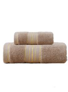 1pc Thin Rectangular Bath Towel, 70*140cm, Minimalist Jacquard Pattern OR 1pc Soft, Absorbent, Quick-Drying, Non-Fading Hand/Face Towel, 34*72cm, Suitable For Bathroom, Hotel, Travel, Party, Holiday Gift, Salon, Unisex, All Seasons