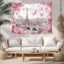 1 件城市图案装饰挂毯，用于房间装饰、家居装饰的壁挂