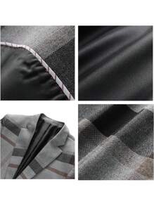 适合婚礼、商务聚会和正式场合的男士正装西装 - 灰色 - 查看 5