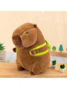 1pc/Set Capybara Plush Doll - Capybara Stuffed Animal - Doll Gift - Birthday Gift - Perfect Gift - Valentine's Day Gift - Holiday Gift - Easter Gift - April Fools' Day Gift - Halloween Gift - Christmas Gift (With Or Without Tag, Tag Position Random)