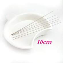 QIAO 30pcs Stainless Steel Beading Needles 8cm 10cm Hand Tools Beading Pins For Beading Diy Earrings Bracelet Necklace Jewelry Making
