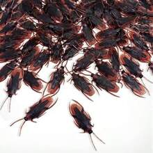 Prank Fake Roaches, Favorite Trick Joke Toys Look Real, Scary Insects Realistic Plastic Bugs, Novelty Cockroach For Party, Christmas, Halloween,April Fool's Day - Cockroach - View 5