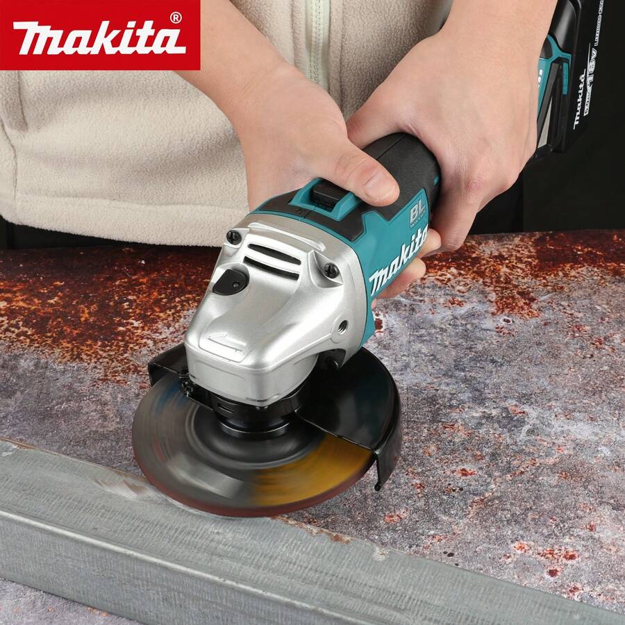 Makita Makita DGA504 18V 125mm Brushless Lithium Electric Angle Grinder ...