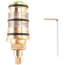 Brass Bath Shower Thermostatic &Handle For Mixing Valve Mixer Bar Tap - Gold - View 1