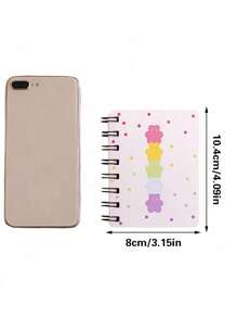 1/4pcs 80 Sheets Cute: Mini A7 Notebooks In Various Styles - Cute And Colorful Designs - Great For Note Taking, Diary Keeping And Gift Giving - Great For Students, Teachers And Creative People, Stationery