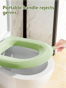 1 Piece Toilet Seat, Toilet Seat, Toilet Seat, Universal For All Seasons, Thickened EVA Seat For Home Use, Washable And Reusable Toilet Seat, Very Useful For Keeping Your Butt From Getting Cold