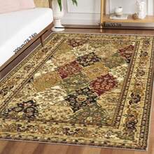 【水晶绒700g/㎡点状底5mm厚】现代简约北欧抽象手绘几何欧式客厅地毯户外庭院花园门廊阳台防滑地垫适合露营