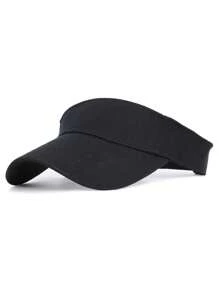 Summer Sun Hats Men Women Cotton Adjustable Visor UV Protection Top Empty Solid Sport Tennis Golf Running Sunscreen Baseball Cap