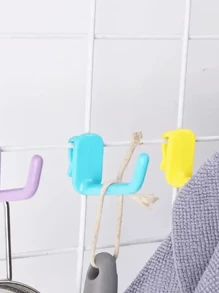 10pcs Plastic Hooks, Suitable For Metal Wire Mesh Panels, Grid Walls, Display Walls, Space-Saving Tool Storage Racks, Easy To Install, Reusable, Ideal For Home And Office Decor, Supermarkets, Jewelry Displays, Great For Birthday, Graduation, Home Decor, Back To School, Room Decor, And School Supplies - 10 Pcs - View 9