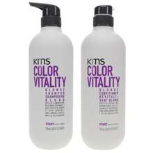 KMS Color Vitality Blonde Shampoo 25.3 Oz & Color Vitality Blonde Conditioner 25.3 Oz Combo Pack