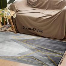 700g/㎡ Crystal Velvet Bohemian Style Solid Color Area Rug, Soft Non-Slip Machine Washable Carpet For Indoor/Outdoor Living Room Bedroom Kitchen Office Home Decoration, Vintage Faded Traditional Floor Mat Back To School