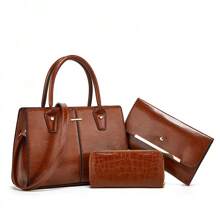 2025 New Fashion Crocodile Pattern Crossbody Tote Bag