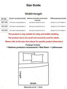 3PCS成人不适合 数码印花幼儿园被套三件套 儿童午睡 宝宝入幼儿园 学生儿童床垫罩套装 床上用品（1件被套+1件床垫保护套+1个枕套） 家庭使用 亲肤接地毛发床垫罩 被套枕套套装 3件套 - 太空小將 - 查看 6