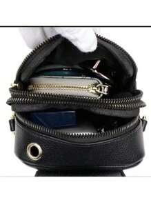 New Stylish Women Shoulder Cell Phone Bag, FASHION SHOPE - Coffee Brown - View 2