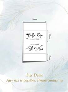 30*50mm 50pcs Cotton With Logo Or Text Sewing Accessories Label,Custom Clothing Labels,Labels For Handmade Items,Clothing Labels,Sew In Labels,Art Activities For Children