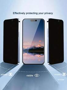 Set de 4 protectores de pantalla de vidrio templado de cobertura completa, anti-espía, anti-curiosidos, compatibles con 16 Pro Max, 16, 16 Pro, 16e, 16 Plus, 15 Pro Max, 15, 15 Pro, 15 Plus, 14 Pro Max, 14, 14 Pro, 14plus, 13 Pro Max, 13, 13 Pro, 12, 11 Mini - Accesorios de teléfono, regalo para cumpleaños, familia y amigos