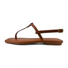 Flat Sandals - Camel - View 3