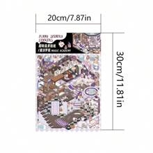 Funny Landscape Stickers, Super Jumbo 2.0 Collection Miniature Fantasy Scene Stickers, Cute Compressed Stack DIY Sticker Art