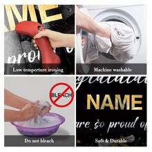 1 Stück individuell gestaltbares Abschlussfeier Banner mit glänzendem Doktorhut & Sternenmuster, Material Polyester, personalisiertes Namensschild für Schulen, Klassenzimmer, Heim-Wand & Garten Dekoration, 3 Größenoptionen, Hochzeitsartikel, individualisierbare Banner & Wimpel, gemütliche Atmosphäre