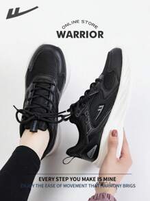 WARRIOR Warrior Fashionable Retro Sports Shoes For Women Spring And Summer Lightweight Comfortable Breathable Running Shoes Modest Style Casual Sneakers Applicable Throughout The Yearwear-Resisting All-Day Wear Training Sneakerssoft SoleLittle White Shoes