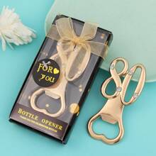 生日开瓶器，完美适用于15岁、18岁、21岁、30岁、40岁、50岁、55岁、60岁、65岁、70岁、75岁、80岁、90岁和100岁生日派对，镶钻生日纪念品，结婚纪念日宾客礼物，啤酒开瓶器派对装饰（黑色）