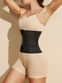 1pc Women Body Shaper Waist Trainer Girdle - 黑色 - 查看 6