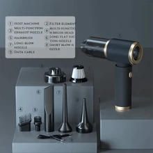 Kabelloser 3-in-1 Staubsauger, Hochleistungs-Saugpumpe, für Auto und Zuhause, tragbarer Handstaubsauger