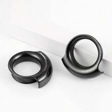 ADYJELY 2pcs Curved Ear Gauges Plugs For Men Ear Plugs And Tunnels For Women Size 0G 00G 8mm 10mm Ear Tunnels Ear Hangers Stretching Earrings