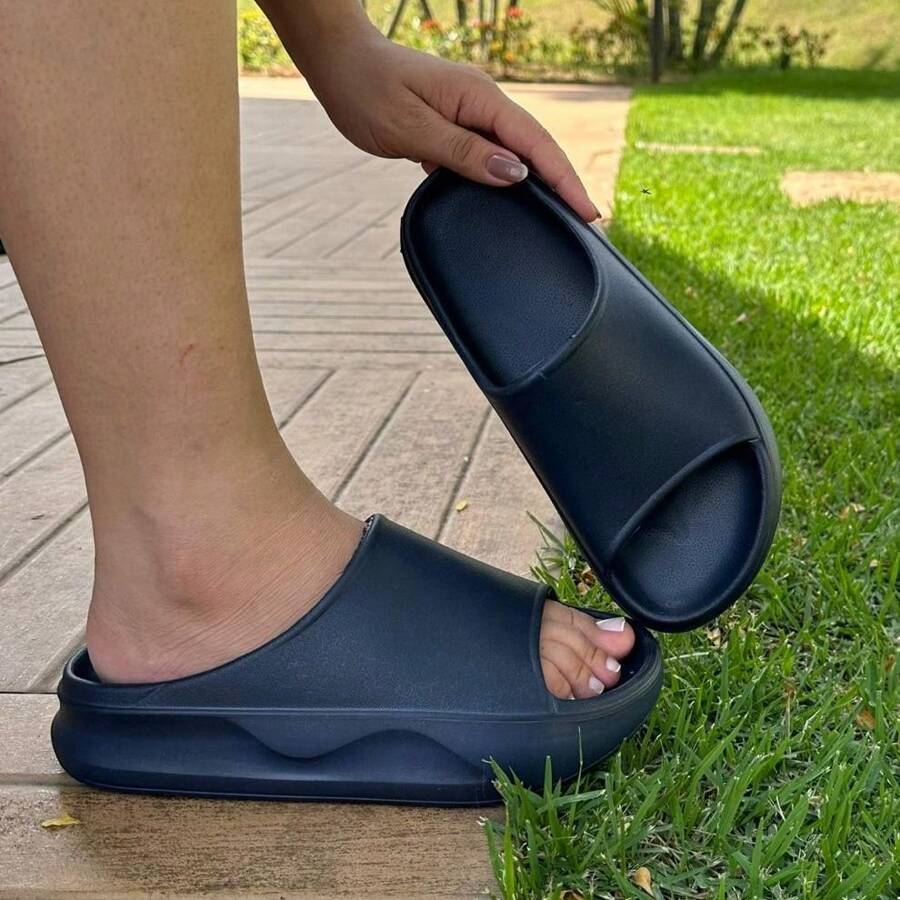 Women's Cloud EVA Comfortable Flip Flops - Negro - Ver 1