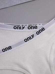 4 件装女士白色字母腰带性感运动款三角内裤 - 白色 - 查看 8