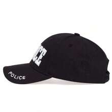 1pc Men's POLICE Embroidered Baseball Cap, Adjustable Sun Protection Casual Hat For Outdoor Sports, Spring/Autumn Travel, Beach, Party - Multicolor - View 6