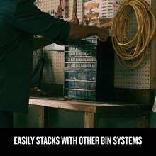CRAFTSMAN Storage Organizer Bin System 9 Compartment Plastic CMST40709 (Pack Of 2) - 白色1 - 查看 6