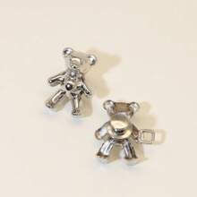 Cinturón ajustable para la cintura con hebilla en forma de oso adorable, cierrapuntos para adelgazar la cintura, ajustador de cintura desmontable