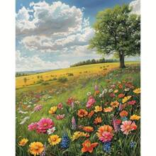 1 件 40*50 厘米/15.8*19.7 英寸无框 DIY 5D 钻石画套件，自然风景图案，全圆钻钻石艺术刺绣十字绣，钻石画工艺品适用于墙面装饰 - 彩色 - 查看 8