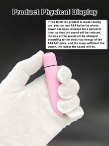 lemezee 1 Pezzo Mini Vibratore a proiettile, Stimolatore vaginale e clitorideo a vibrazione per il punto G, Vibratore dildo, Giocattolo sessuale per adulti, Articoli per adulti per la masturbazione, Giocattoli sessuali per donne, Masturbazione femminile, Giocattoli sexy 1*AAA (Senza batteria/Modalità singola vibrazione)