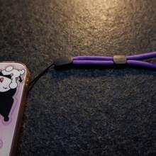 1pc Minimalist Solid Nylon Phone Lanyard, Adjustable Wrist Strap Phone Accessories, Anti-Drop Anti-Theft Gifts For Mother, Family, Friends, Birthday, Holiday Phone Charm, Phone Chain - Multicolor - View 10