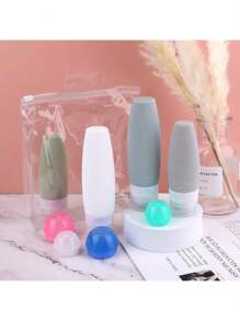 Travel Bottles Silicone,60ml 90ml Leakproof Refillable Travel Containers,8 Pieces Portable Makeup Liquid Tubes Travel Toiletries For Shampoo Lotion