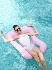Cama flotante inflable de moda para exteriores, cama flotante plegable para adultos, flotador de natación para entretenimiento acuático, para piscinas, lagos, playas y deportes acuáticos, flotador de piscina de playa