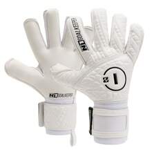 Luva de Goleiro Profissional N1 Cronos Branca + Meia Antiderrapante - Envio Mesmo DIA