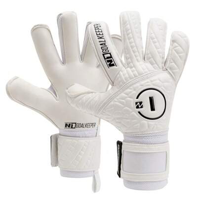 Luva de Goleiro Profissional N1 Cronoss Branco + Meia