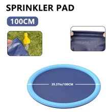NetHong 170CM Sprinkler Play Mat Water Toy Dog Pool Beach Splash Pad Game Centre Spray - Blue - View 8