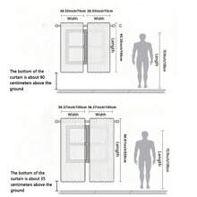 2pcs, Gold & Blue Faux Noble Style Curtains, Digital Printing, Sheer Polyester Material, Slightly , Suitable For Living Room, Kitchen, Bedroom, Study, Bathroom, Hotel, Dining Room, Home Decor