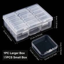 Plastic Document Organizer Organized Clear Square Shape Storage Box Organizing Box Transparent Desktop Document Storage Case