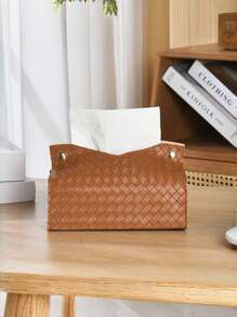 Boîte à kleenex en PU personnalisée - Décorations d'intérieur imperméables et à texture douce pour le salon et la chambre à coucher