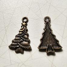 10 件复古合金护身符饰品、古铜吊坠、DIY 珠宝制作配件 - 銅色 - 查看 8