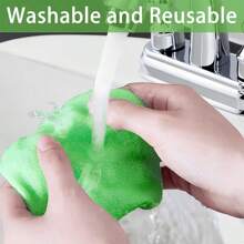 1/7pcsGlass Cleaning Brush, Glass Cleaning Tool, Windshield Cleaning Stick, Automatic Window Cleaner, Reusable Cloth Pad, Suitable For Bathroom Glass, Home Glass, Car Interior, Dirty Car Wash Brush